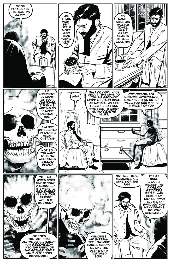 Mr Jones’s Smoking Bones (Volume 1) by - Iqbal Ali and Priscilla Grippa - Sample Page