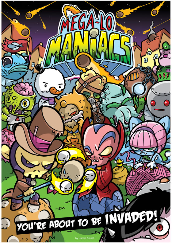 Megalomaniacs in The Dandy by Jamie Smart (2012)