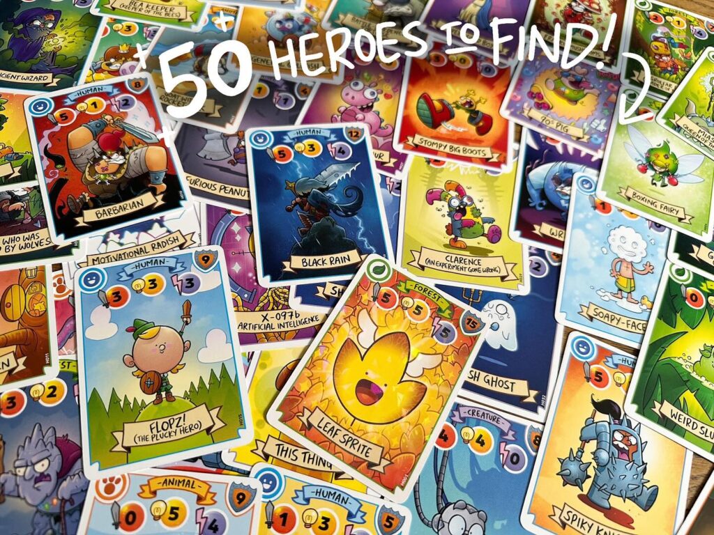 Hero Slam Game created by Jamie Smart