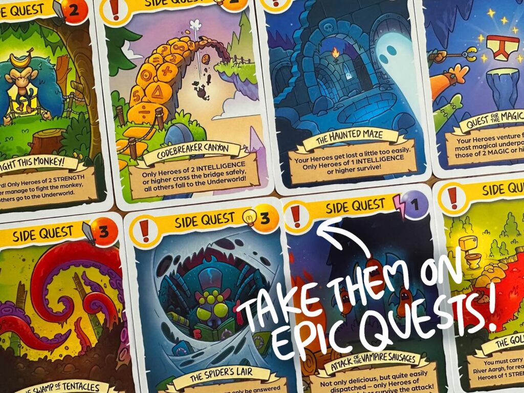 Hero Slam Game created by Jamie Smart