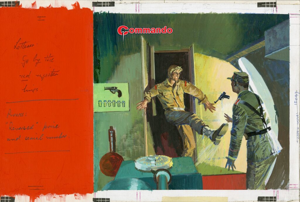 Commando 5892 (Gold): Hijack! Story: RA Montague | Art: Collado | Cover: Penalva First published 1971 as No. 605