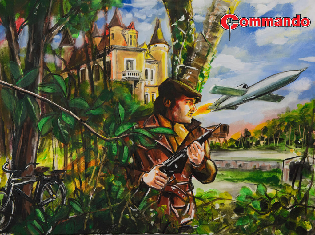 Commando 5893 (For Action and Adventure): A Coq and Bouille Story Story: Suresh | Art: Jaume Forns | Cover: Simon Pritchard