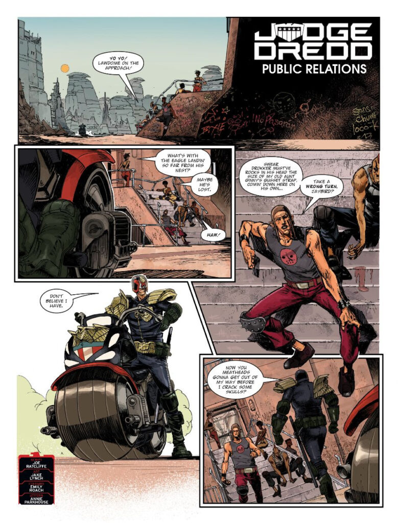Judge Dredd Megazine 484 - Judge Dredd: Public Relations
