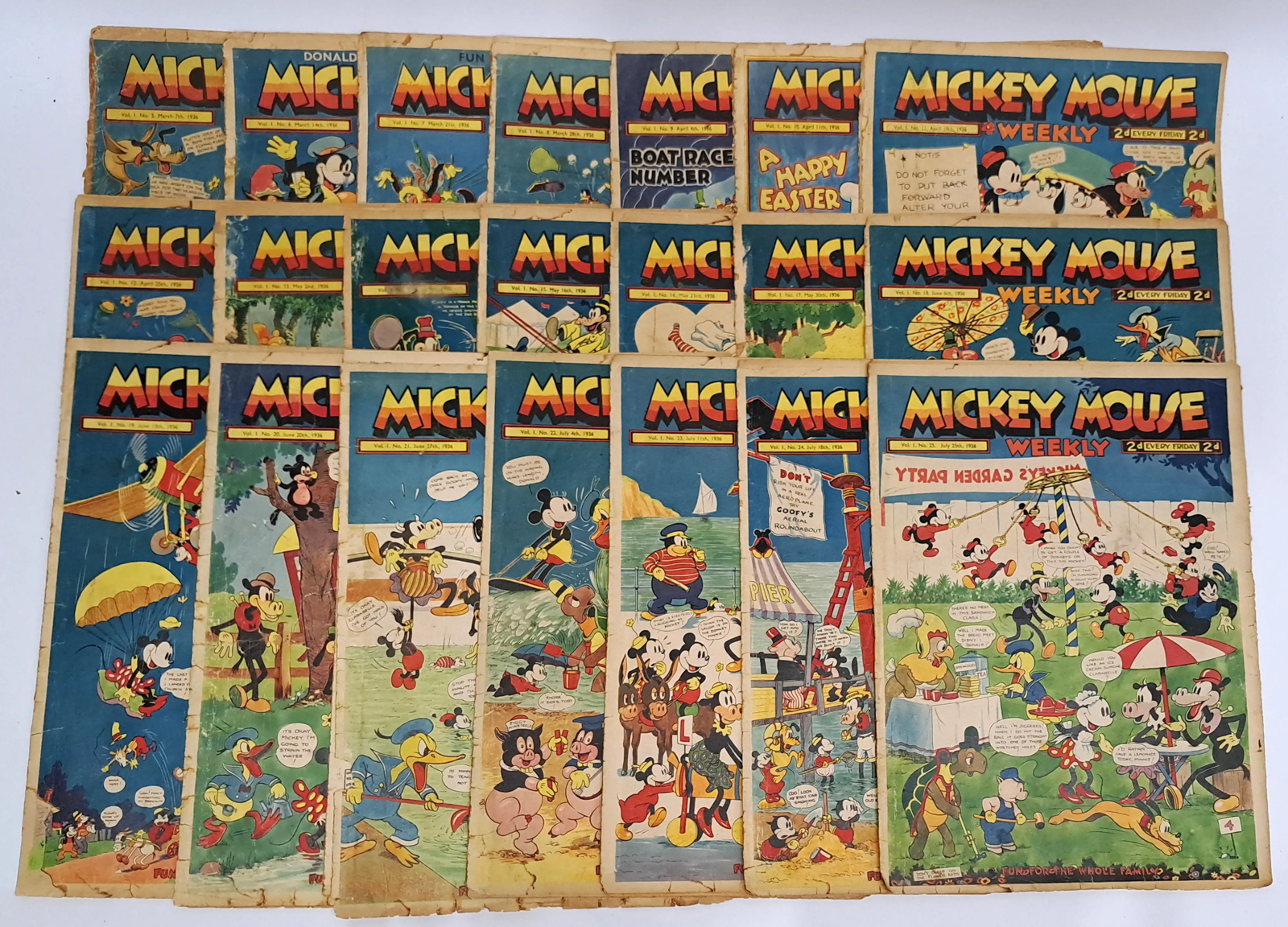 Mickey Mouse Weekly - Various Issues