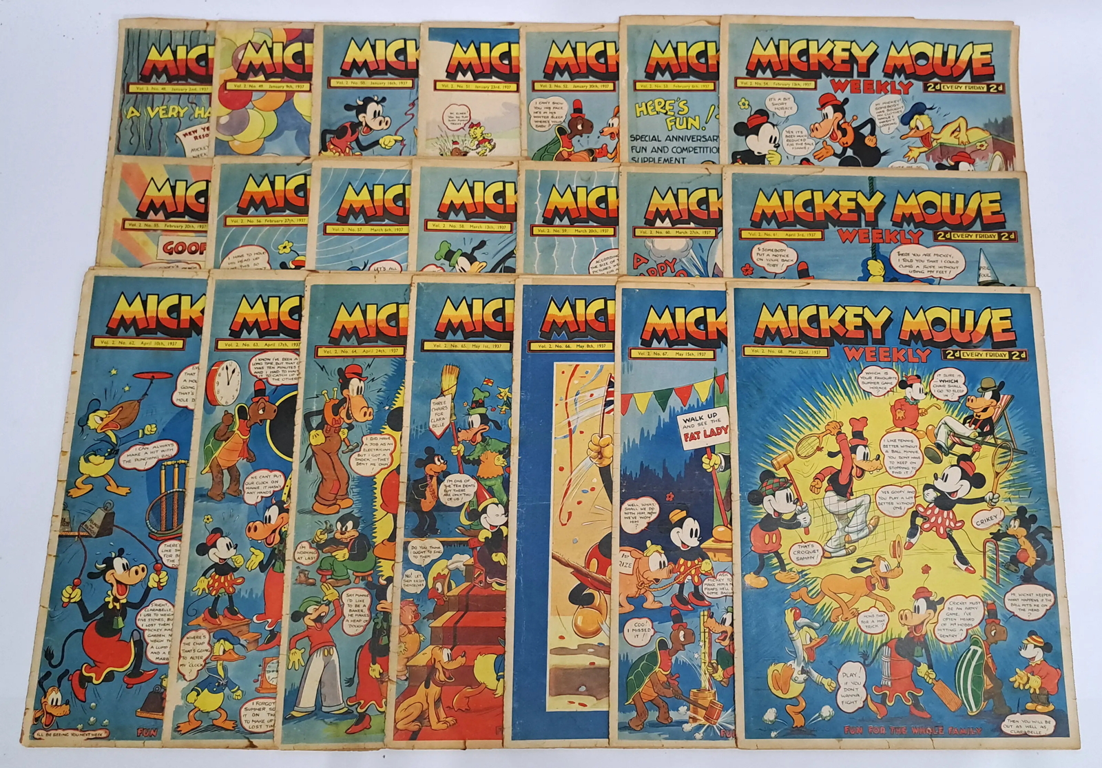 Mickey Mouse Weekly - Various Issues