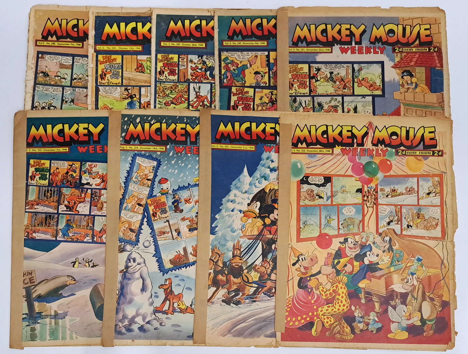 Mickey Mouse Weekly - Various Issues
