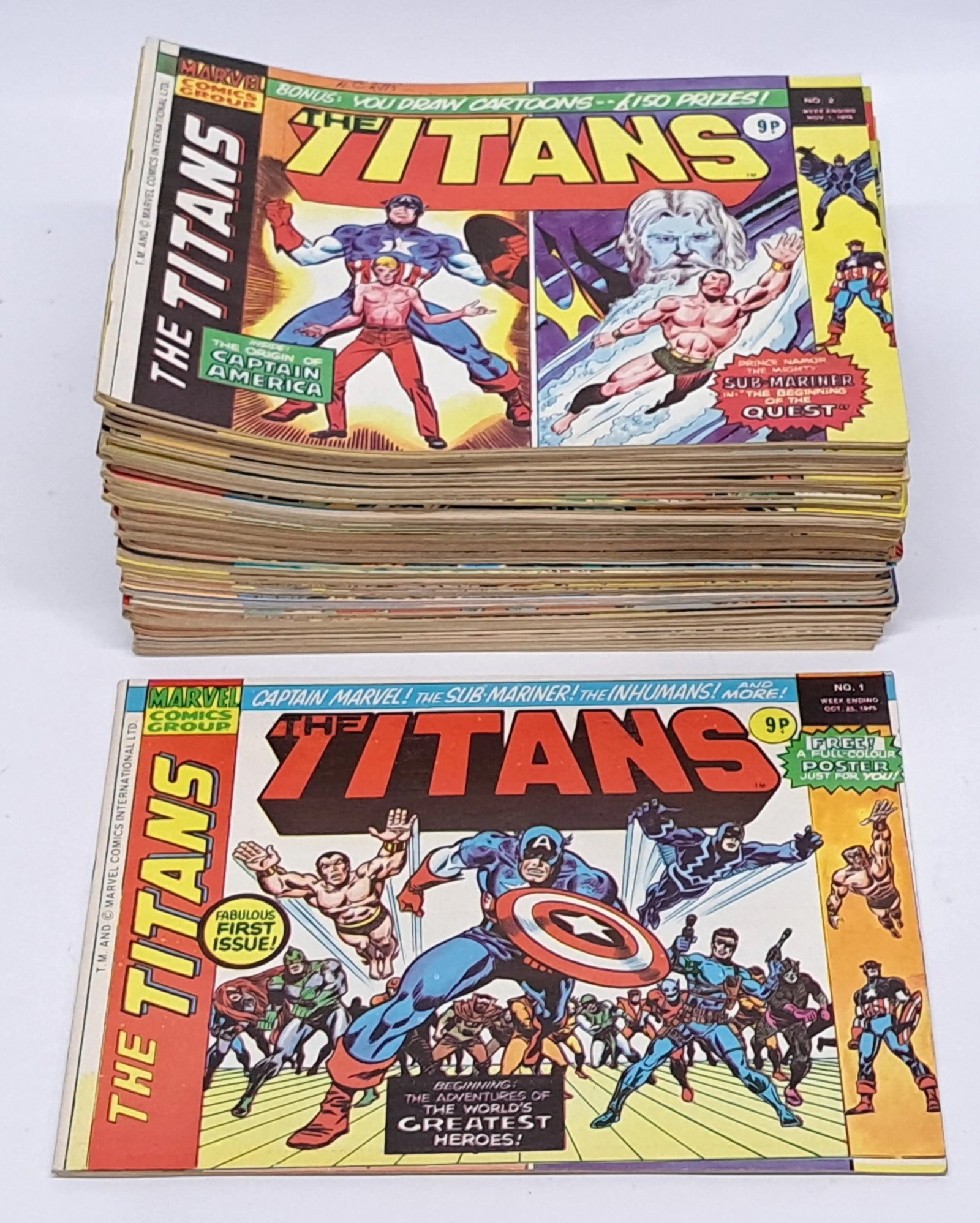 Marvel UK The Titans Issues 1 - 58 - Full Set