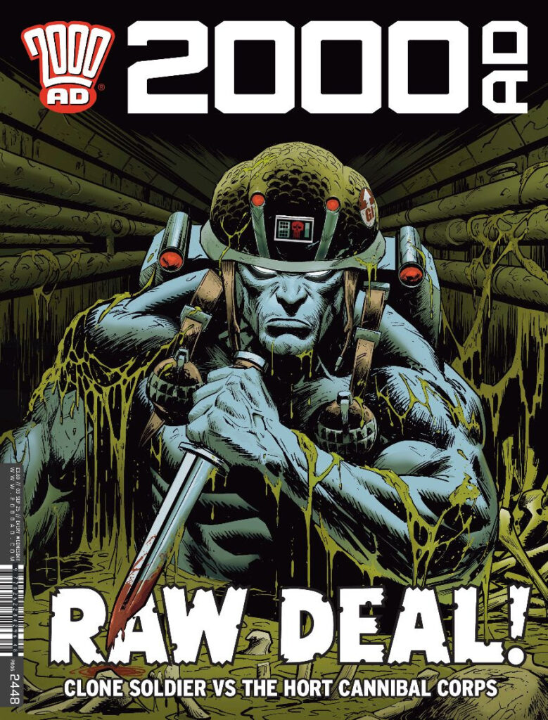 2000AD Prog 2448 Cover by Karl Richardson