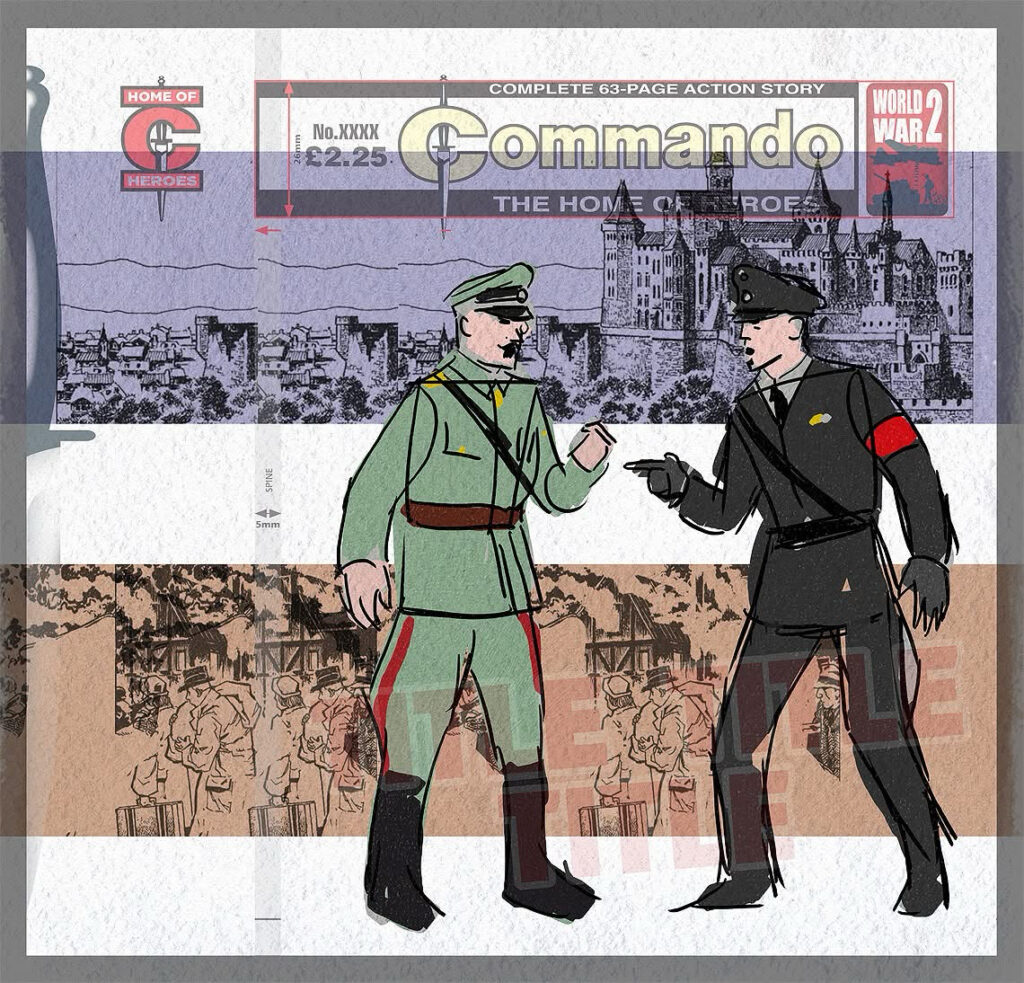 Commando 5885 (For Action and Adventure): The Last Prussian - Cover Rough by Neil Roberts
