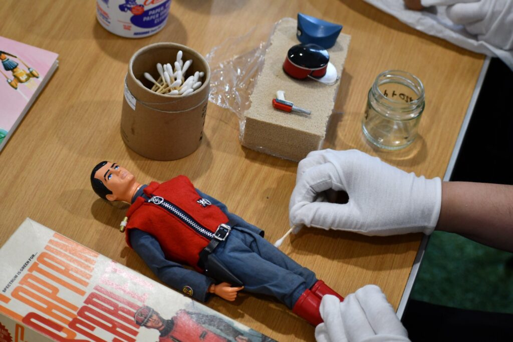 Museum of Brands: Thunderbirds & Space: 1999 – Sci-Fi Toys & Collectables Exhibition | Behind the Scenes Image via Museum of Brands