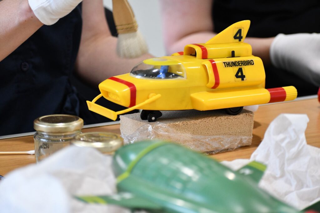 Museum of Brands: Thunderbirds & Space: 1999 – Sci-Fi Toys & Collectables Exhibition | Behind the Scenes Image via Museum of Brands