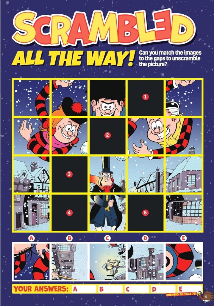 BEANO Christmas Special 2025 Sample Page