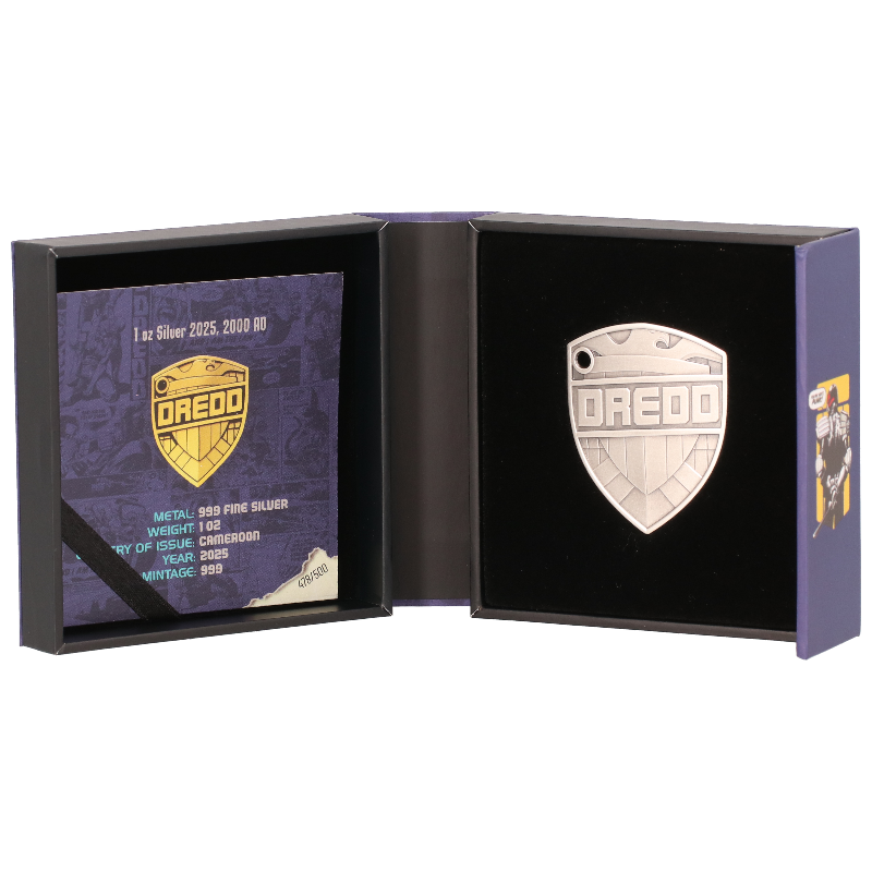 101 Collectibles First-Ever 2000AD Pure Silver Collectible Coin