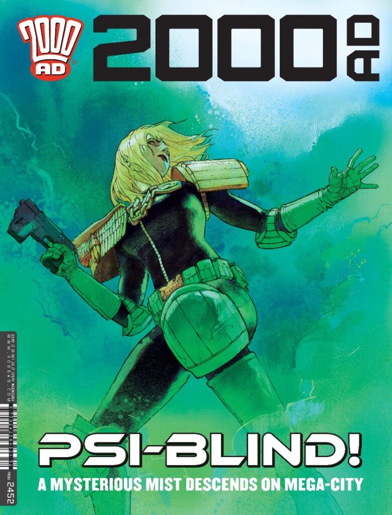 2000AD Prog 2452 - Cover by Mike Dowling