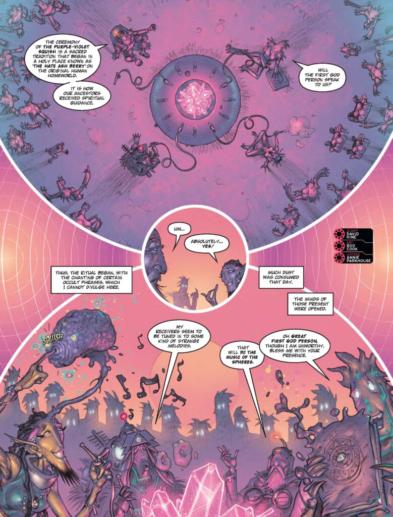 2000AD 2456 – VOID RUNNERS // BOOK TWO 
by David Hine (Writer) Boo Cook (Artist) Annie Parkhouse (Letterer)