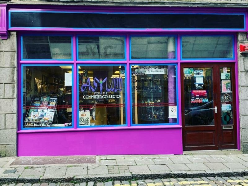 Asylum Books and Games, 28 Adelphi, Aberdeen AB11 5BL