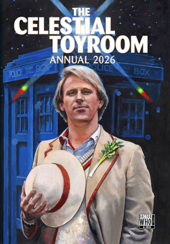 Doctor Who Appreciation Society's Celestial Toyroom Annual 2026 - Cover by Carolyn Edwards