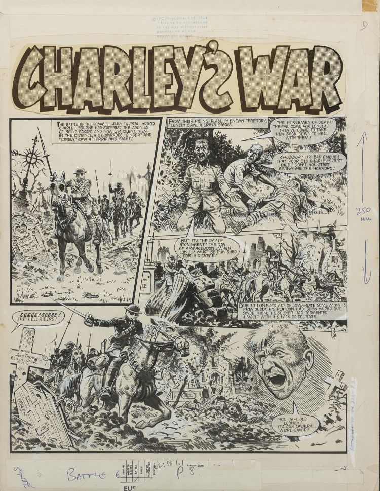 Charley's War by Joe Colquhoun: Apex Edition - Sample Art