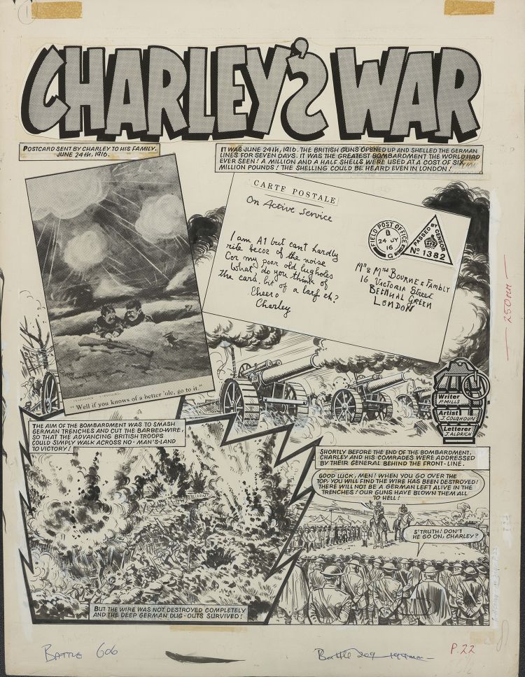 Charley's War by Joe Colquhoun: Apex Edition - Sample Art
