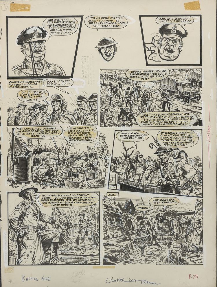 Charley's War by Joe Colquhoun: Apex Edition - Sample Art