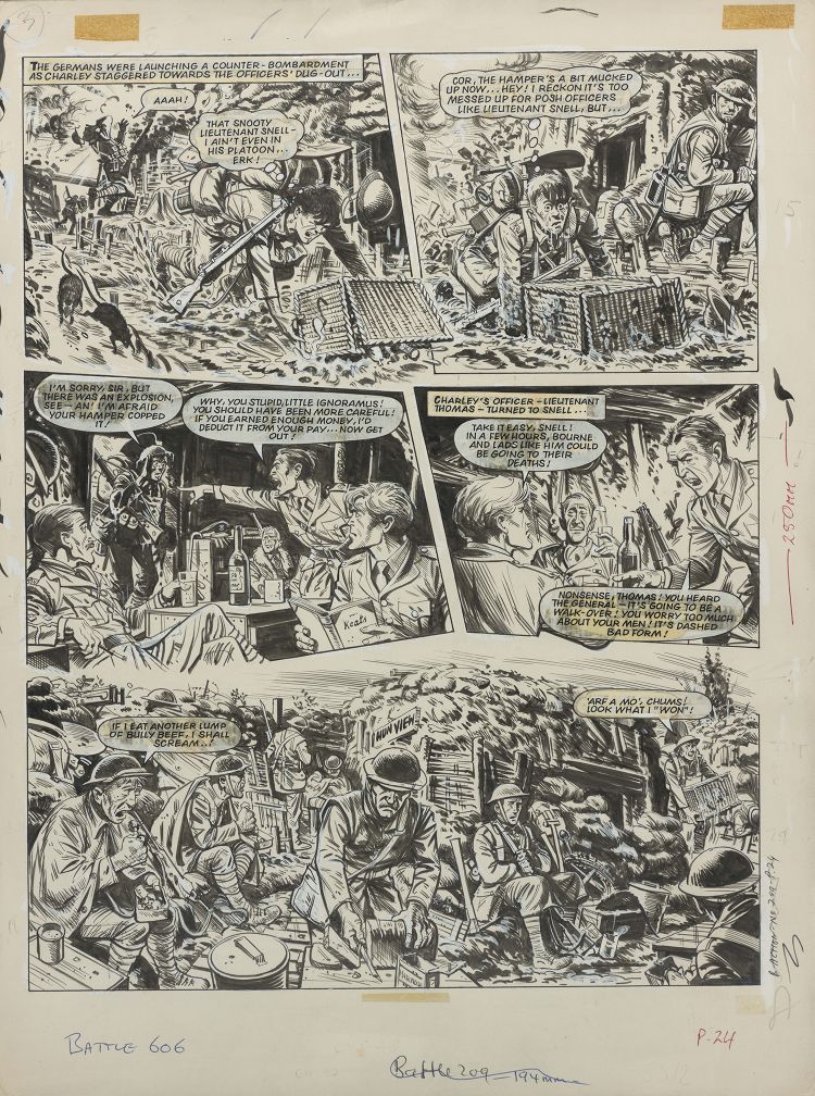 Charley's War by Joe Colquhoun: Apex Edition - Sample Art