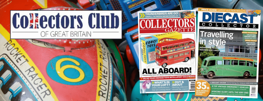 The Collectors Club of Great Britain recently announced the merger of Diecast Collector and Collectors Gazette