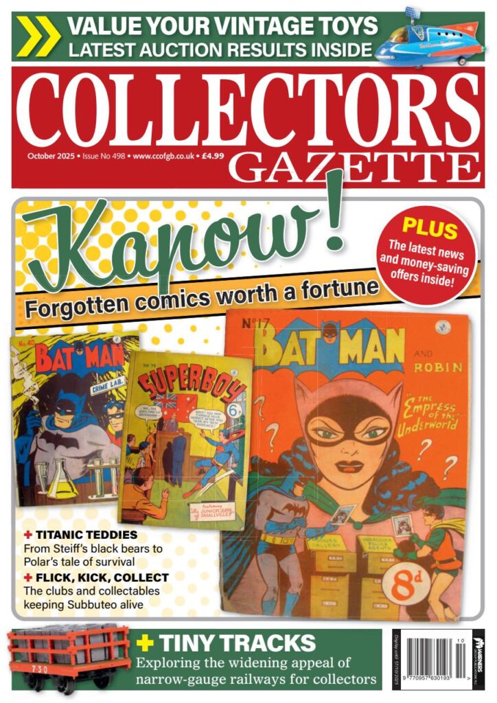 Collectors Gazette, cover dated October 2025 - Cover