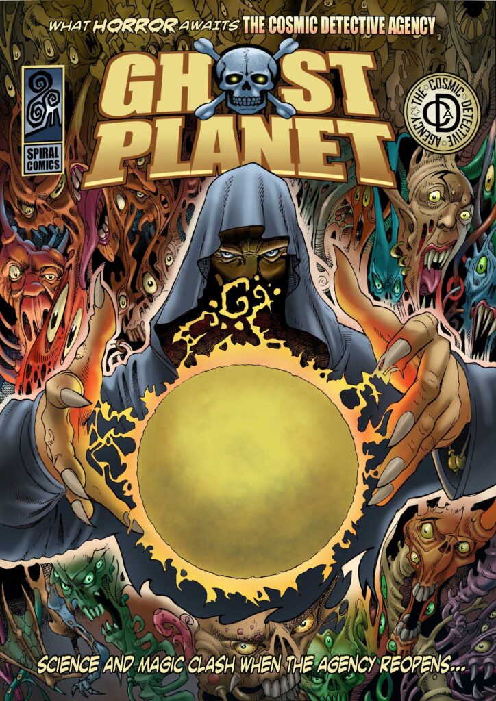 A teaser for things to come in the universe of the Cosmic Detective Agency by Simon Jacob