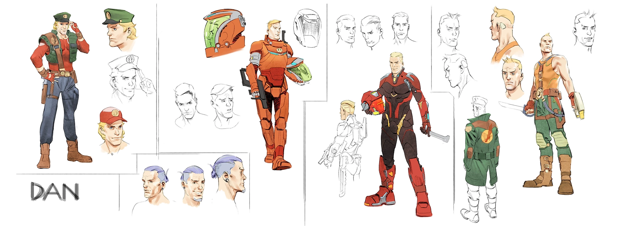 Dan Dare Concepts for "He Who Dares" by Alberto Foche