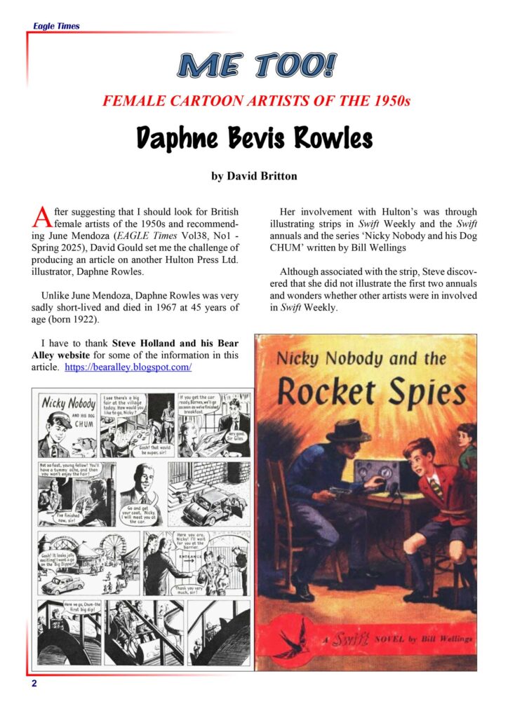 EAGLE Times Volume 38 No. 3 - Sample Page