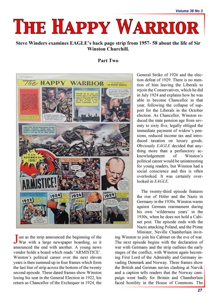 EAGLE Times Volume 38 No. 3 - Sample Page