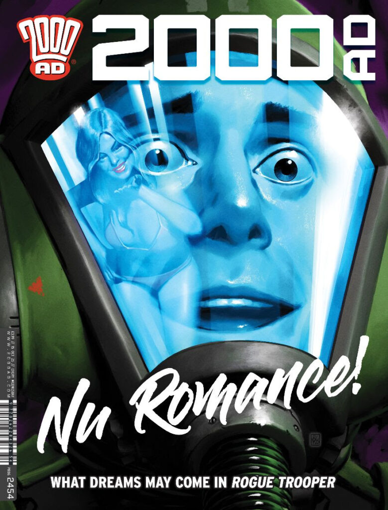 2000AD Prog 2454
UK and DIGITAL: 15th October £3.99
NORTH AMERICA: 29th October $28.99 (Prog Pack)
DIAMOND: AUG250919
COVER: Neil Roberts