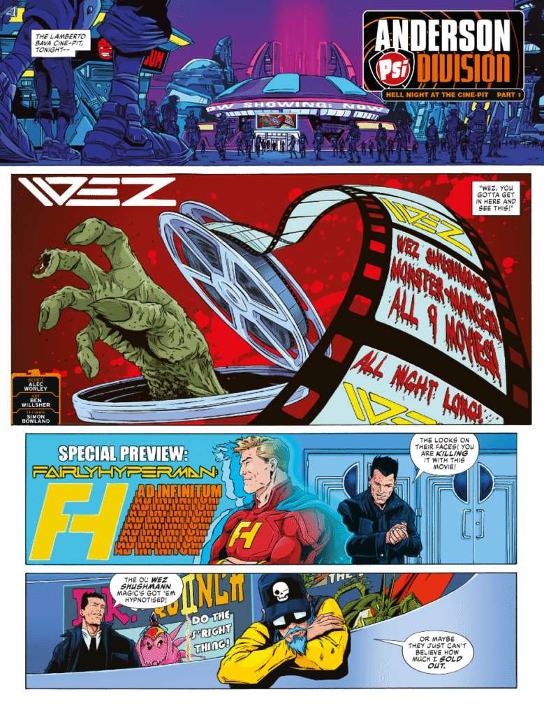 Judge Dredd Megazine 485 - ANDERSON, PSI-DIV by Alec Worley (Writer) Ben Willsher (Artist) Simon Bowland (Letterer)
