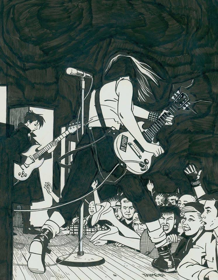 Love & Rockets No. 24 Cover by Jaime Hernandez