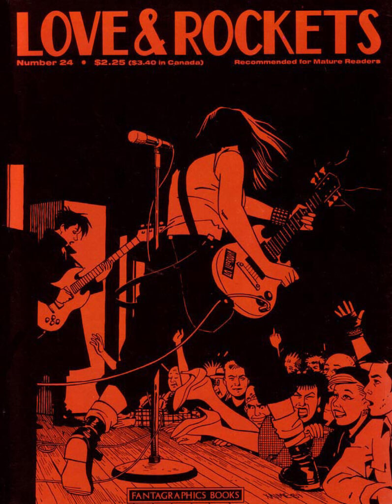 Love & Rockets No. 24 Cover by Jaime Hernandez, January 1987