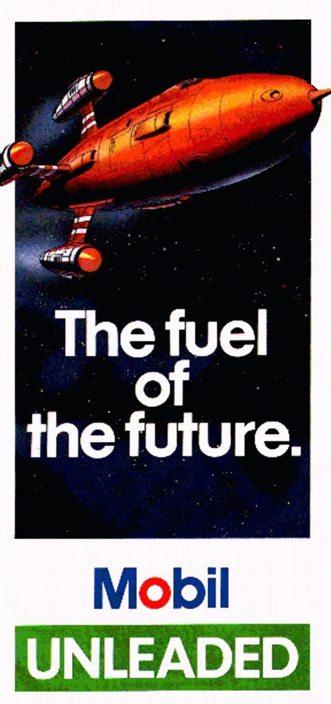 Dan Dare Mobil Oil Poster (1987)