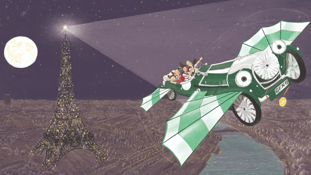 Chitty Chitty Bang Bang flying | © Steve Antony