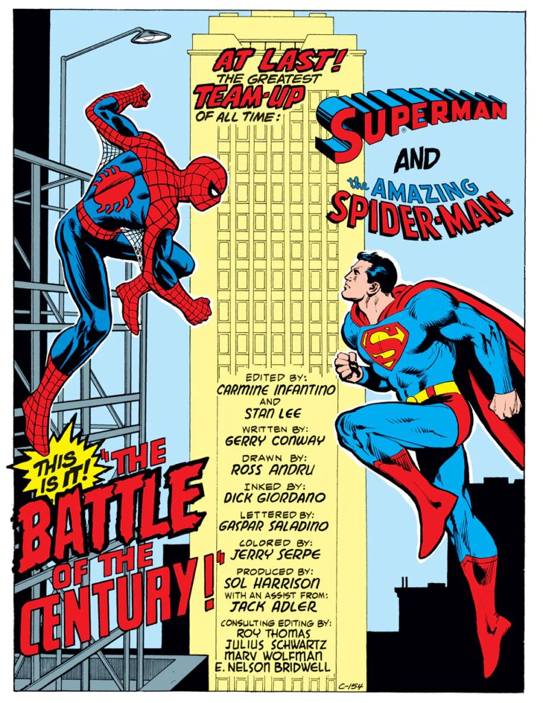 Title Page — Treasury Edition 50th Anniversary of Superman vs. The Amazing Spider-Man #1 (January 2026)