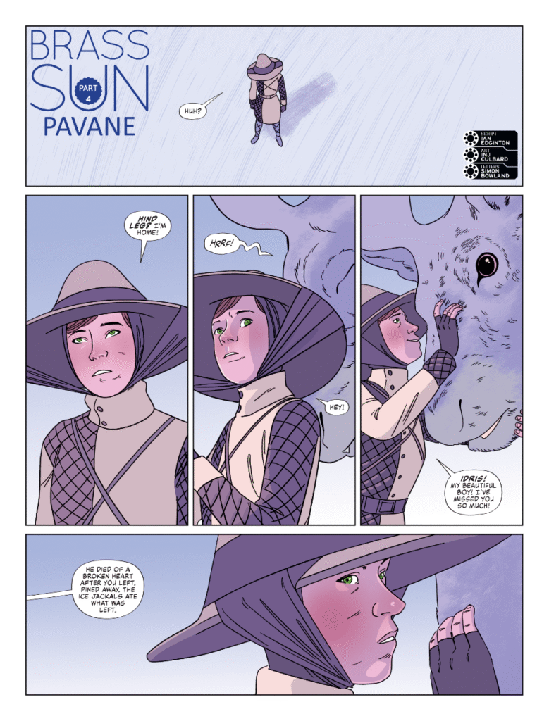 2000AD Prog 2453 BRASS SUN // PAVANE
by Ian Edginton (Writer) INJ Culbard (Artist) Simon Bowland (Letterer)