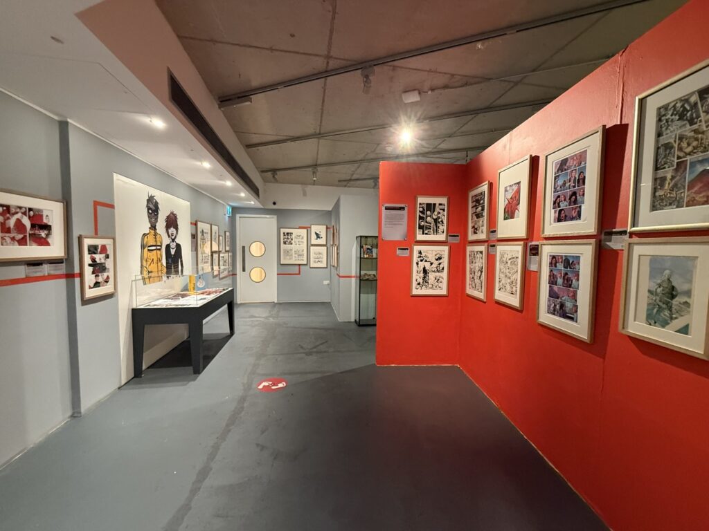 “The Future Was Then” exhibition at the Cartoon Museum, London. Photo: Dean Simons