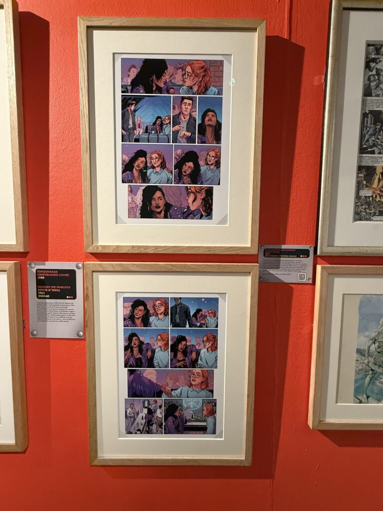 “The Future Was Then” exhibition at the Cartoon Museum, London. Photo: Dean Simons