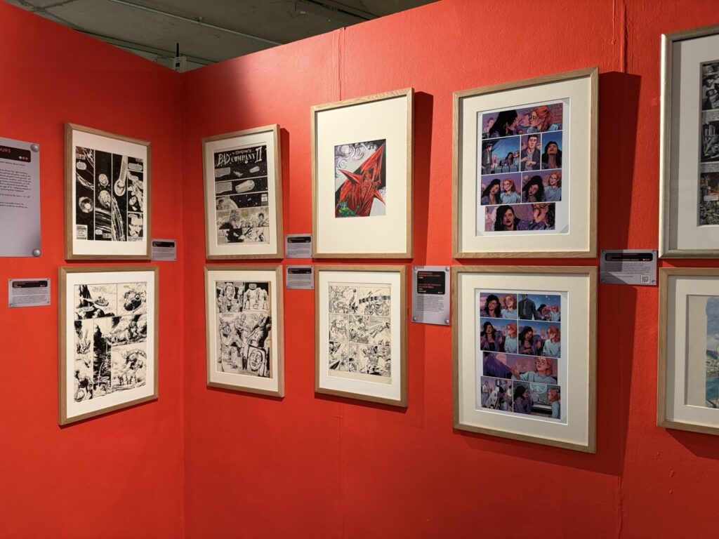 “The Future Was Then” exhibition at the Cartoon Museum, London. Photo: Dean Simons