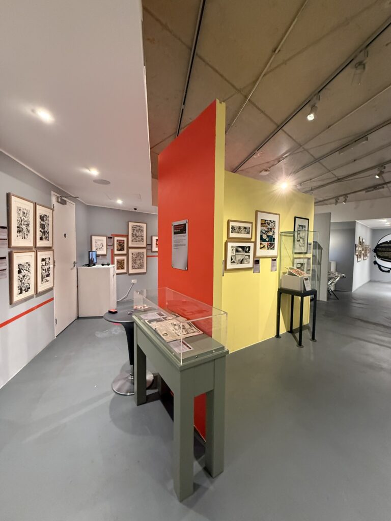 “The Future Was Then” exhibition at the Cartoon Museum, London. Photo: Dean Simons