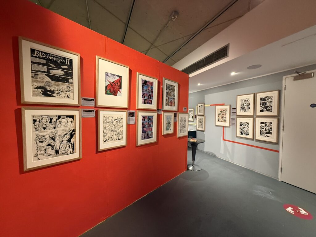 “The Future Was Then” exhibition at the Cartoon Museum, London. Photo: Dean Simons