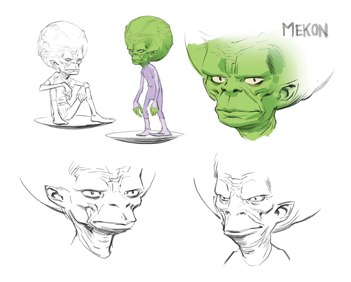 Mekon concepts for "He Who Dares" by Alberto Foche