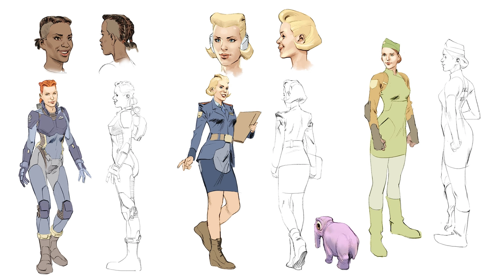 Professor Peabody concepts for "He Who Dares" by Alberto Foche