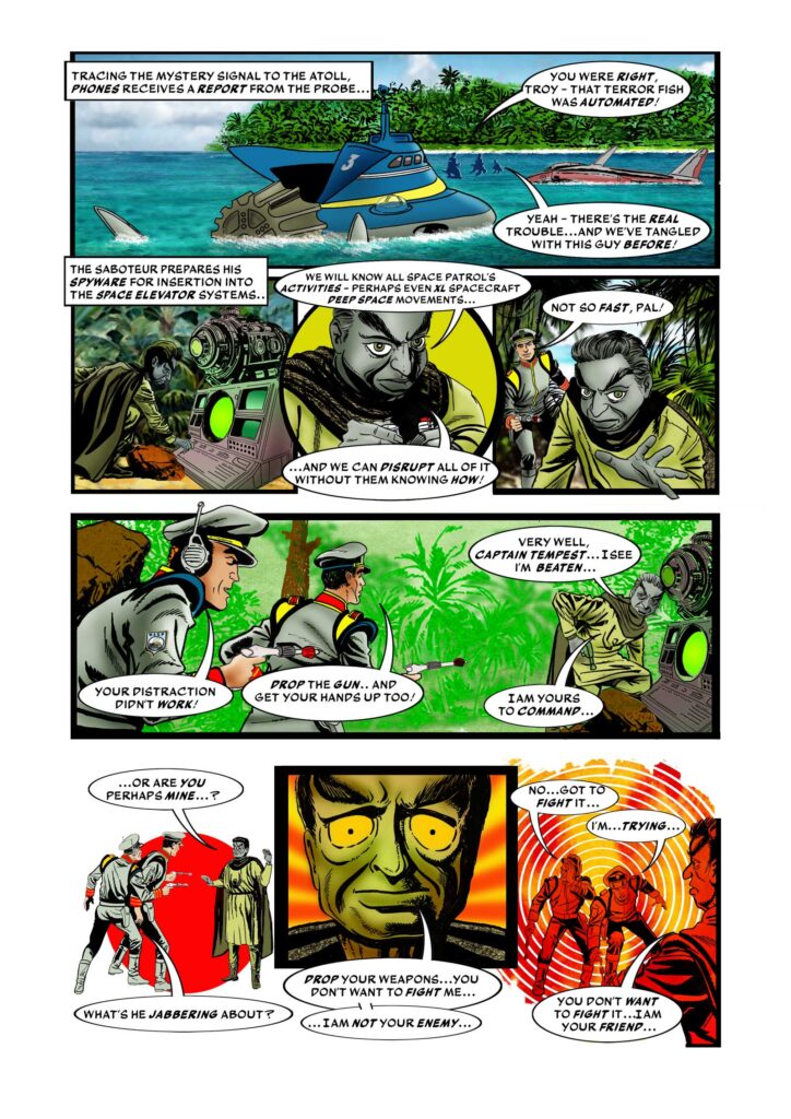 Stingray 2024 Anniversary Tribute Strip by John Freeman and Bill Storie