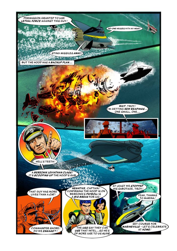 Stingray 2024 Anniversary Tribute Strip by John Freeman and Bill Storie