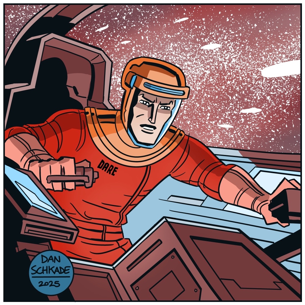 Dan Dare, reimagined by Flash Gordon artist and writer Dan Schkade