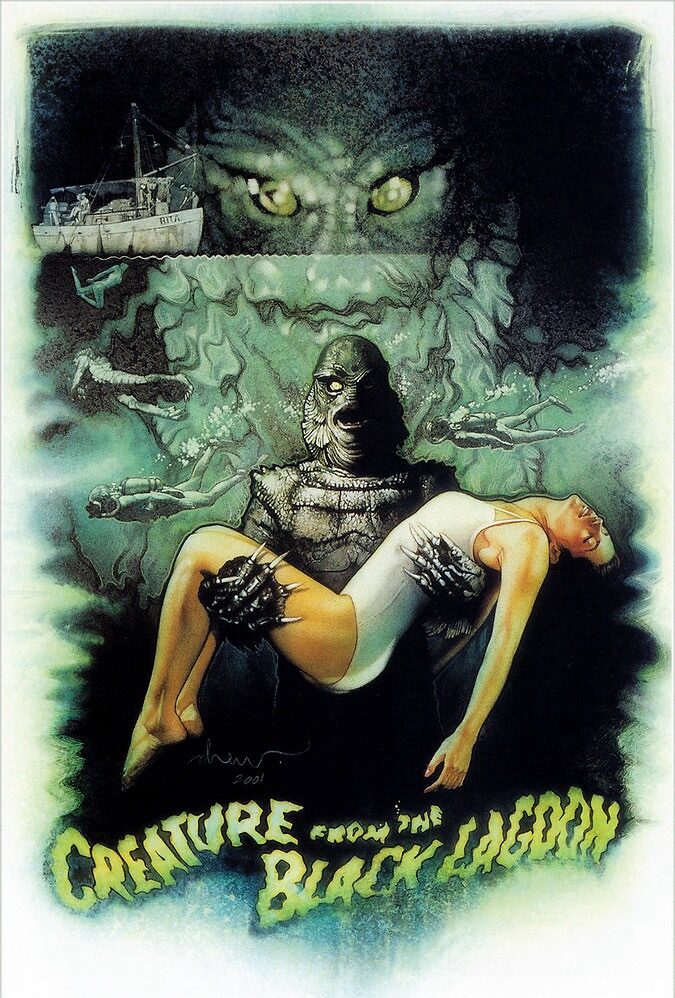 Creature from the Black Lagoon art by Drew Struzan